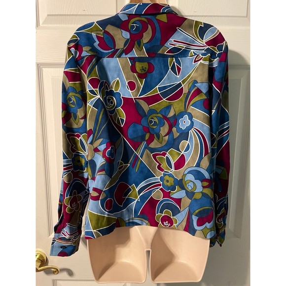 Harve Benard Retro Button Shirt size 12 - Picture 3 of 4